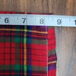 Lands' End rich red tartan plaid flannel pajama bottoms size small Photo 7