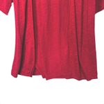 J Jill Womens XLT Cardigan Open Front Cherry Red Lightweight Knit Coastal‎ Layer Size XL Photo 4