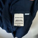 Cloth & Stone ANTHROPOLOGIE Navy Button Down Shirt Dress Casual Size Large Tunic Photo 6