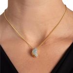 Alexis Bittar NWOT  Gold Necklace with Silver Detailing Photo 0