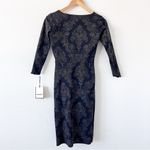 Chiara Boni  La Petite Robe Luiza Faux-Wrap Dress in Royal Damask Photo 8