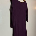Goldray SALE! Plum Cutout Knit Top Size M EUC Photo 3