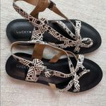 Lucky Brand Adinis Criss Cross Sandals Photo 4