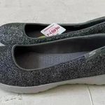 Skechers Black Grey/Metalic Shimmer Goga Mat Slip On Sneakers Women’s 6 NWT Photo 1