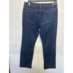 DKNY Jeans Women's Size 12 Mid Rise Straight Leg Dark Wash Stretch Denim Jeans Blue Photo 3