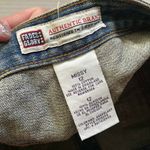 Faded Glory Y2K vintage  button front frayed hem jean denim skirt, size 12 Photo 2