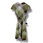 London Times  Geometric Faux Wrap Dress Photo 1