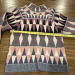 Altuzarra  Stilbo wool blend turtleneck Multicolored geometric knit Sweater M Photo 5