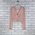 Wilfred Aritzia  Wistful Blouse in Coral Blush Size S Photo 5