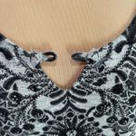 World‎ Unity Floral Sweater Top Gray Rhinestone Studded Boho Y2K Whimsigoth Size XL Photo 2