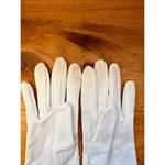 Vintage Lovely Lady Elaine Stretch Nylon Beaded Gloves White Original Package White Photo 11