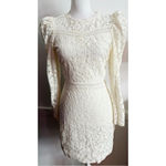 EXPRESS Edition  • Ivory Cream Lace Cutout Dress Photo 1