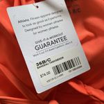 Athleta Womens 36 B C Orange Tankini Swim Top Babydoll Bandaeu NEW Photo 5