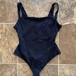 SKIMS Fits Everybody Square Neck Bodysuit Onyx Size Large Photo 3