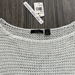 RDI  Open Knit Long Sleeve Sweater Blue White Size XL NWT Boho Lagenlook Photo 1
