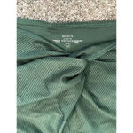 Aerie offline Ribbed Shine Twist Front Sports Bra stretch crop top green XL Photo 3