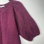 Liz Claiborne  Women's Top Size Large NWT Textured 3/4 Sleeve V-Neck Photo 3
