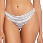 Vitamin A Womens Zuri Bikini Bottom Swimsuit Animal Print Stripe Tan Size Small Photo 0