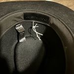 NEW Janessa Leone Ross Hat Package Wool Fedora Black M Photo 4