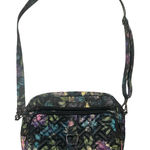 Lug Carousel XL Bloom Black Floral Print Crossbody Bag Photo 0