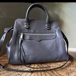 Rebecca Minkoff  Tote Large Gray Avery Convertible Leather Photo 0