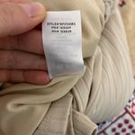 Lulus  Creme Ribbed Wide Leg Casual Pull On Elastic Waist Pants - Size Small Photo 7