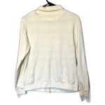 WOMENS FULL ZIP UP JACKET SZ SMALL 100% PRIMA COTTON PREPPY POCKETS Tan Photo 1