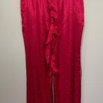 Victoria's Secret Victoria’s Secret Red Satin Polka Dot Pajama Pants ~ Viscose, Pockets ~ Size L Photo 1