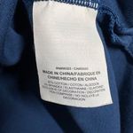 Nike  Womens L‎ Blue Rally Metallic Crewneck Tunic Sweater Sweatshirt Long Sleeve Photo 7