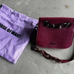 HOUSE OF WANT “H.O.W." We Are Mini Shoulder Bag in Burgundy Red Photo 2