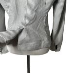 Reiss Monochrome Minimalist Blazer Women Size L One Button Suit Jacket Office Photo 11