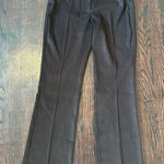 Vintage Brown Preppy Houndstooth Flare Trousers Size 4 MADE IN USA Photo 0