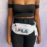 FILA Logo Sling Mens Womens all White fanny pack Photo 0