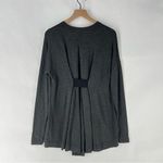 CAbi Sway Sweatshirt Soft Stretch Drape Knit Pleated Back Long Sleeve A-line Top Photo 8