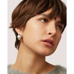 Jenny Bird  Doune Chunky Hoop in Silver One Size Womens Jewelry Photo 10