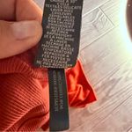 Ralph Lauren Vintage  Jean co long sleeve red sweater with leather lace detail m Photo 5