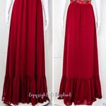 Altar'd State NEW  red sequin maxi formal‎ dress, size S Photo 6