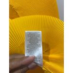 Tibi  Pleated Cropped High Neck Top in Sunday Yellow Sz XS Photo 6