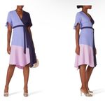 Hutch Anthropologie Colorblock Wrap Dress Photo 1