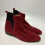 Lucky Brand Lucky Brand Gleldo maroon corduroy ankle boots size 8.5 Photo 1