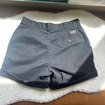 Dickies Black Cuffed Shorts Women's Size 6 High Waist Casual Photo 6