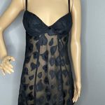 Victoria's Secret Victoria’s Secret Mesh Lingerie With Black Hearts Underwire Bra Size XS Photo 0
