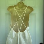 California Dynasty Off White Nightgown Gown Lace and Beaded trim Medium Photo 4