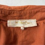 Jen's Pirate Booty  Basic Instinct Trench Coat Sunburn Linen Blend Size M/L Photo 7