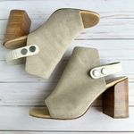 Rag and Bone Leigh Natural Canvas Open Toe Sandal Photo 2
