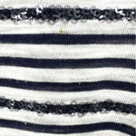 J.Crew | XL | Nautical Navy w/ White Stripe and Sequin Sparkle Accented Tank Top Photo 5