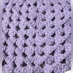 Handmade crochet bandana Purple Photo 6