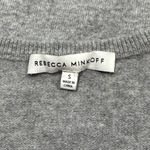 Rebecca Minkoff  Janine Puff Shoulder Merino Wool V-neck Sweater Women’s Small Photo 3