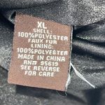 Fever Faux Fur Cropped Shrug Jacket Black Size XL Photo 6