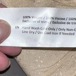 BOG Band of the Free Brie Light Camel Long Sleeve Top Lace Insets V Neck Medium Photo 9